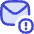 Inbox Warning Icon from Flex Duo Set | Free Download as SVG Vector and Transparent PNG | Streamline icons