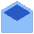 Mail Mark As Read Icon from Sharp Flat Set
