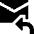 Mail Reply Icon from Sharp Solid Set