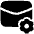 Mail Setting Gear Icon from Plump Solid Set