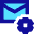 Mail Setting Gear Icon from Sharp Pop Set