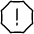 Alert Octagon Icon from Guidance – Free Set