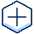 Add Hexagon Icon from Cyber Duotone - Free Set