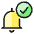 Alarm Bell Check 1 Icon from Ultimate Colors - Free Set