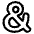 Ampersand Icon from Plump Line - Free Set