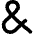 Ampersand Icon from Core Solid - Free Set