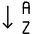 Arrange Letter Icon from Ultimate Light - Free Set