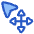 Arrow Cursor Move Icon from Plump Duo - Free Set