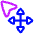 Arrow Cursor Move Icon from Plump Neon - Free Set