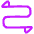 Arrow Curvy Both Direction 2 Icon from Plump Neon - Free Set