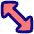 Arrow Diagonal 2 Icon from Plump Pop - Free Set