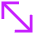 Arrow Diagonal 2 Icon from Sharp Neon - Free Set