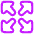 Arrow Expand Icon from Plump Neon - Free Set