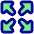 Arrow Expand Icon from Plump Pop - Free Set