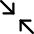 Arrow Shrink Diagonal 2 Icon from Core Line - Free Set