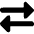 Arrow Transfer Horizontal 2 Icon from Micro Solid - Free Set