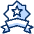 Badge Star 2 Icon from Cyber Duotone - Free Set