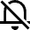 Bell Notifiaction Mute Disable 1 Icon from Nova Line - Free Set
