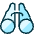 Binocular Icon from Ultimate Duotone - Free Set