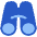 Binoculars Icon from Plump Flat - Free Set