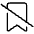 Bookmark Cancel Delete Icon from Ultimate Light - Free Set