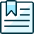 Bookmarks Document Icon from Ultimate Duotone - Free Set