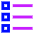 Bullet List Icon from Sharp Neon - Free Set