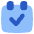 Calendar Check Icon from Plump Flat - Free Set