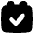 Calendar Check Icon from Plump Solid - Free Set