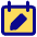 Calendar Edit Icon from Core Pop - Free Set