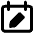 Calendar Edit Icon from Core Remix - Free Set
