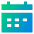 Calendar Mark Icon from Sharp Gradient- Free Set
