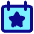 Calendar Star Icon from Core Pop - Free Set