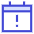Calendar Warning icon - Free transparent PNG, SVG. No sign up needed.