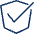 Check Shield Icon from Cyber Line - Free Set