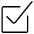 Check Square Icon from Ultimate Light - Free Set