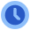 Circle Clock Icon from Plump Flat - Free Set