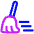 Clean Broom Wipe Icon from Plump Neon - Free Set
