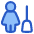Cleaning Room Woman Icon from Plump Duo - Free Set