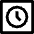 Clock Square Icon from Nova Line - Free Set