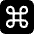 Command Button Keyboard Icon from Ultimate Bold - Free Set