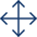 Cursor Move Icon from Cyber Duotone - Free Set