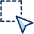 Cursor Select Area Icon from Cyber Duotone - Free Set