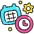 Date Time Setting Icon from Stickies Colors - Free Set