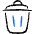Delete Bin 2 Icon from Freehand Duotone - Free Set