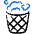 Delete Bin 5 Icon from Freehand Duotone - Free Set