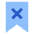 Delete Bookmark Icon from Sharp Flat - Free Set