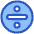 Division Circle Icon from Plump Duo - Free Set