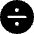 Division Math Symbol Circle Icon from Ultimate Bold - Free Set