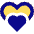 Double Heart Icon from Sharp Pop - Free Set